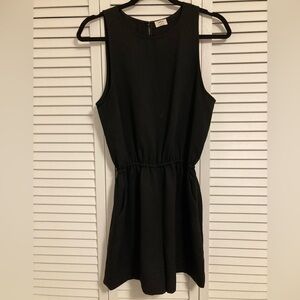 Wilfred Black Sleeveless Mini Romper